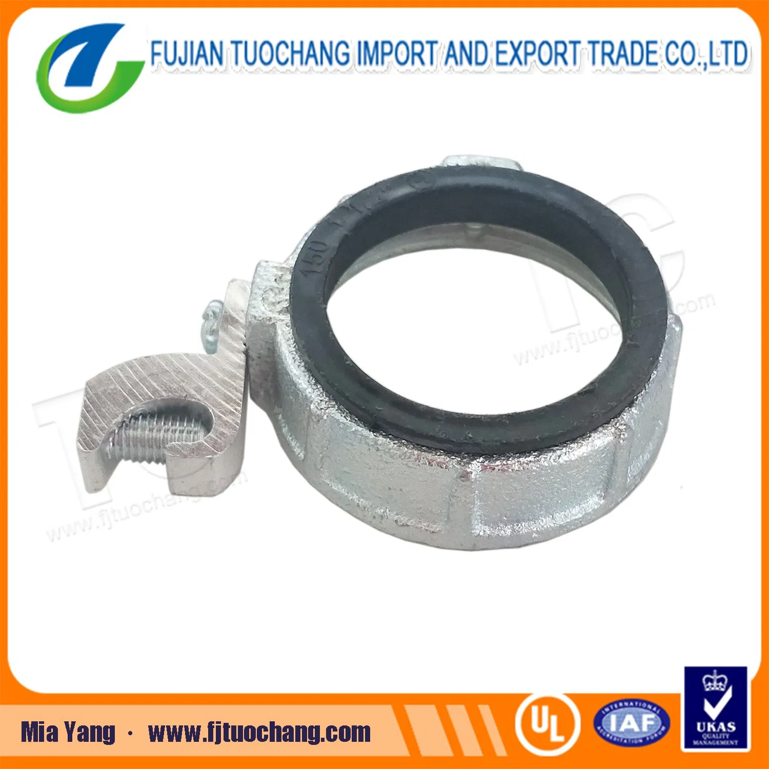 Insulated Grounding Bushing for Threadless and Threaded Rmc/IMC