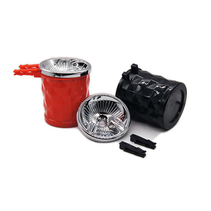 Smoking Accessories 73G 80mm Mixed Color Ashtray Plated Funnel Ash Tray Smoking Set Wholesale Price