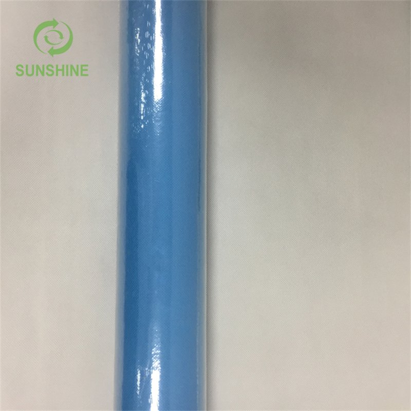 100% PP Virgin Nonwoven Fabric Medical Bedsheet in Roll Factory