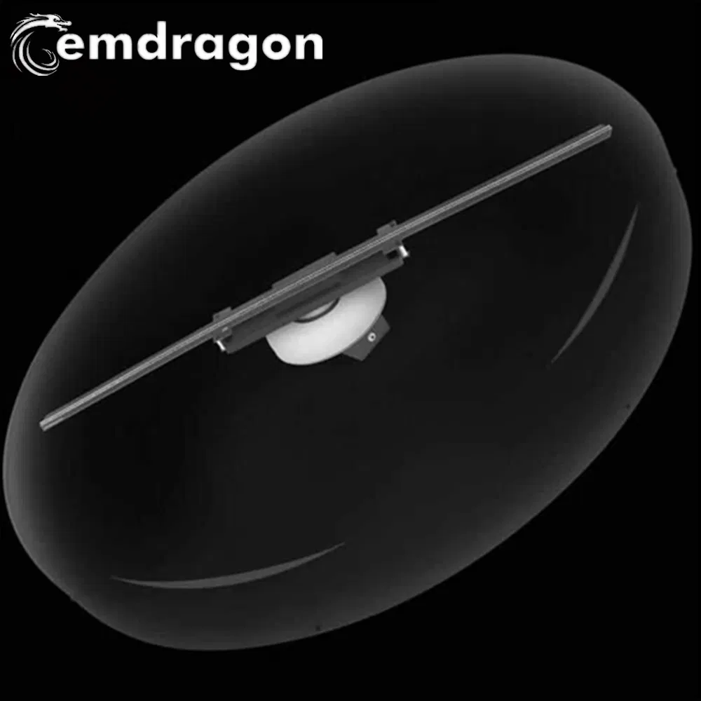 Gemdragon HD 3D WiFi Hologram LED Fan 50cm WiFi Holographic Advertising Display with APP Control 3D Hologram Display