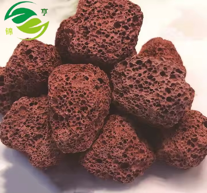 Hot Selling Tumbled Surface Finish Basalt Stone Natural Volcanic Rock Lava Stone for Outdoor Plant Use in Block Form