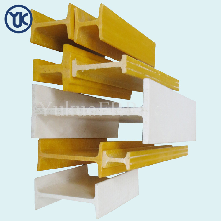 Spare Customizable Pultrusion FRP Fiberglass I-Beam for 35mm, 15mm, 5mm Thickness