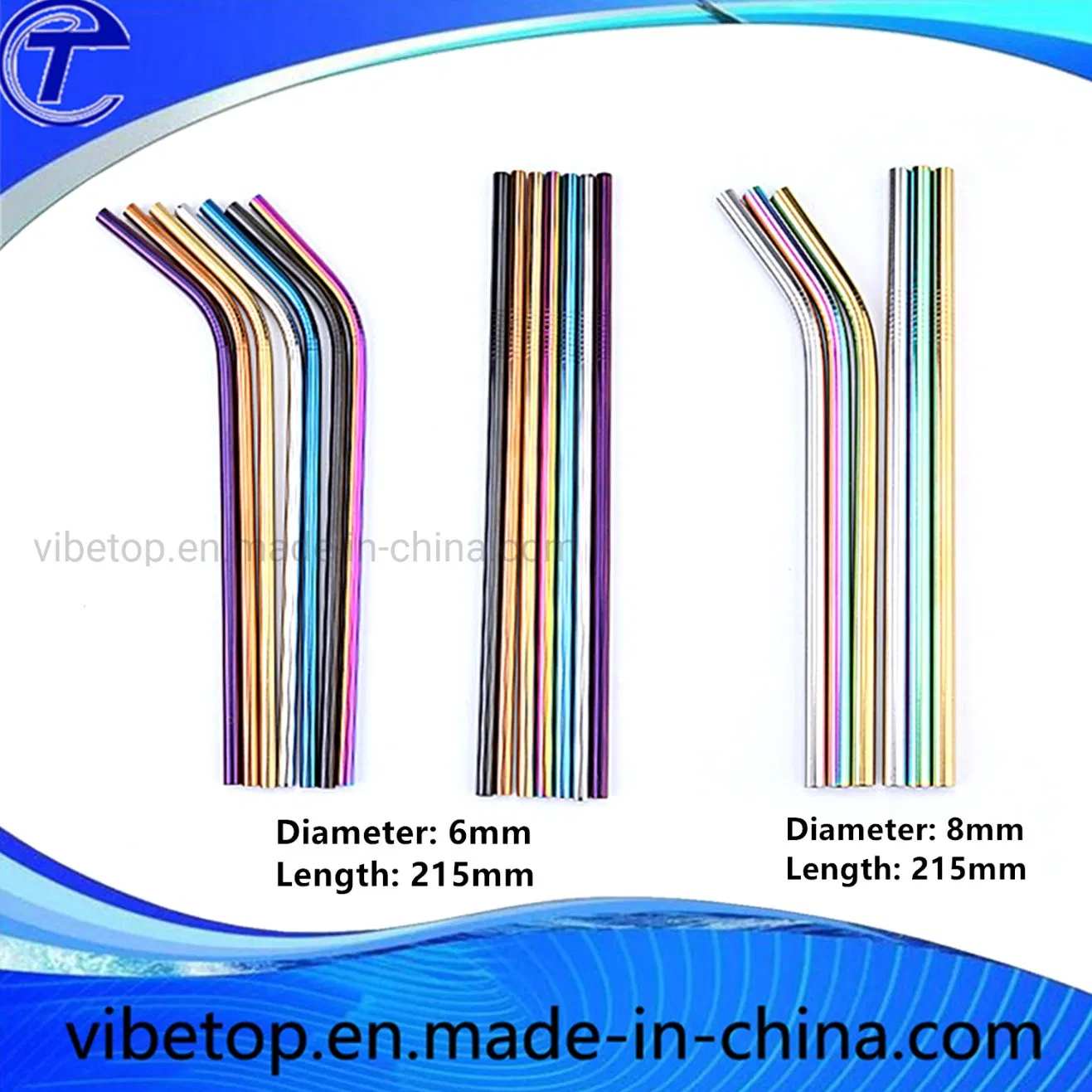 Travel & to-Go Drinkware Stainless Steel Straw