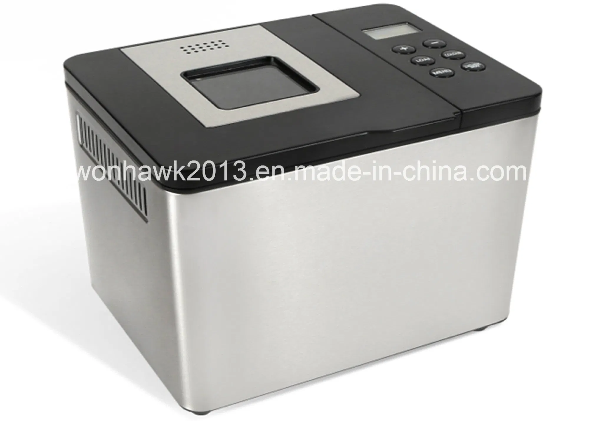 Stainless Steel Housing & S/S Decoration on The Lid Bread Maker