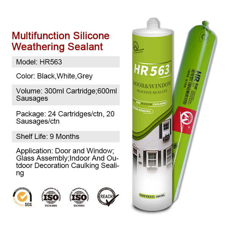 Silver Color Glass Floor Adhesion Aluminium Composite Panel Waterproof Neutral Sealant Silicone