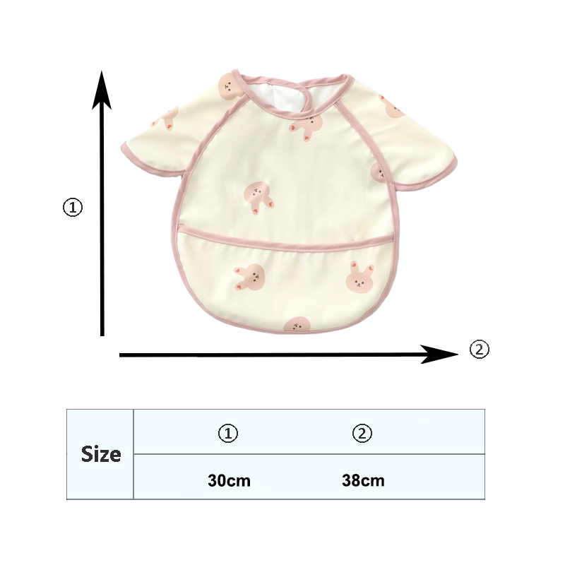 Reusable Eating Feeding Apron Sleeveless Bibs for Babies