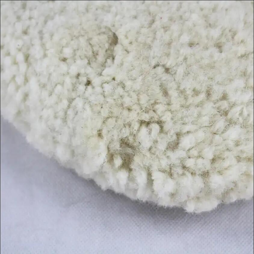 8inch Double Side Wool Pad Polishing Buffing Pads with 5/8" Bolt for Car Care