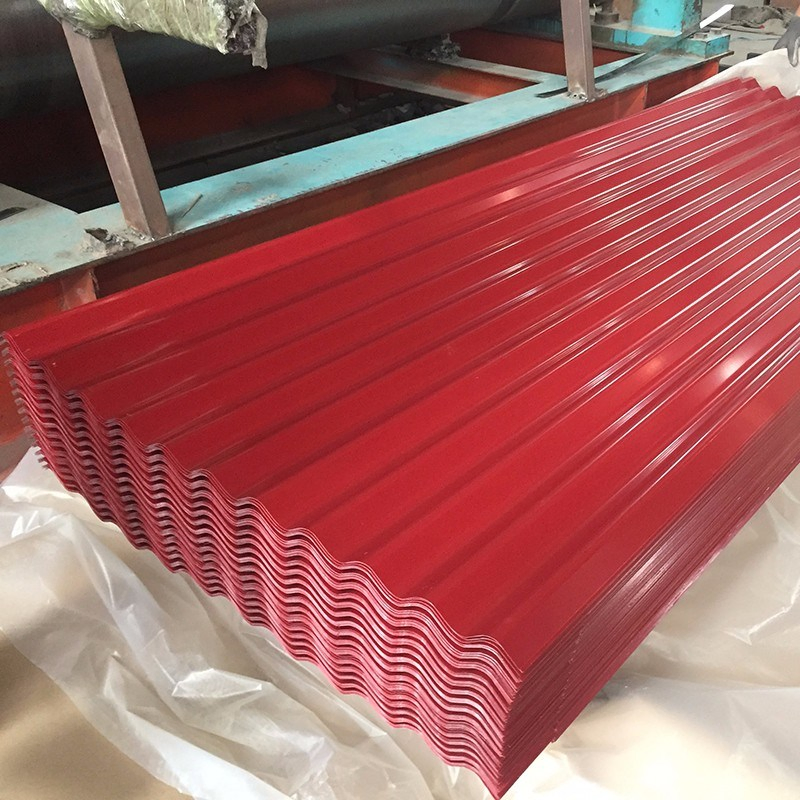 FB833 Customized metal colored painted corrugated galvanized sheet roofing sheet