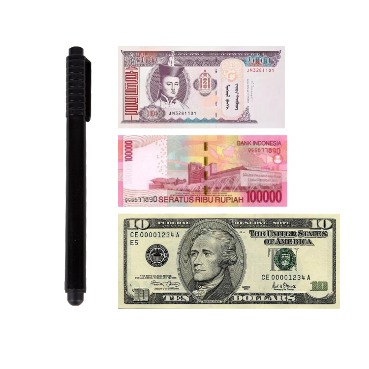 DC-665  Counterfeit Money Test Pen Banknote Detector money checker pen