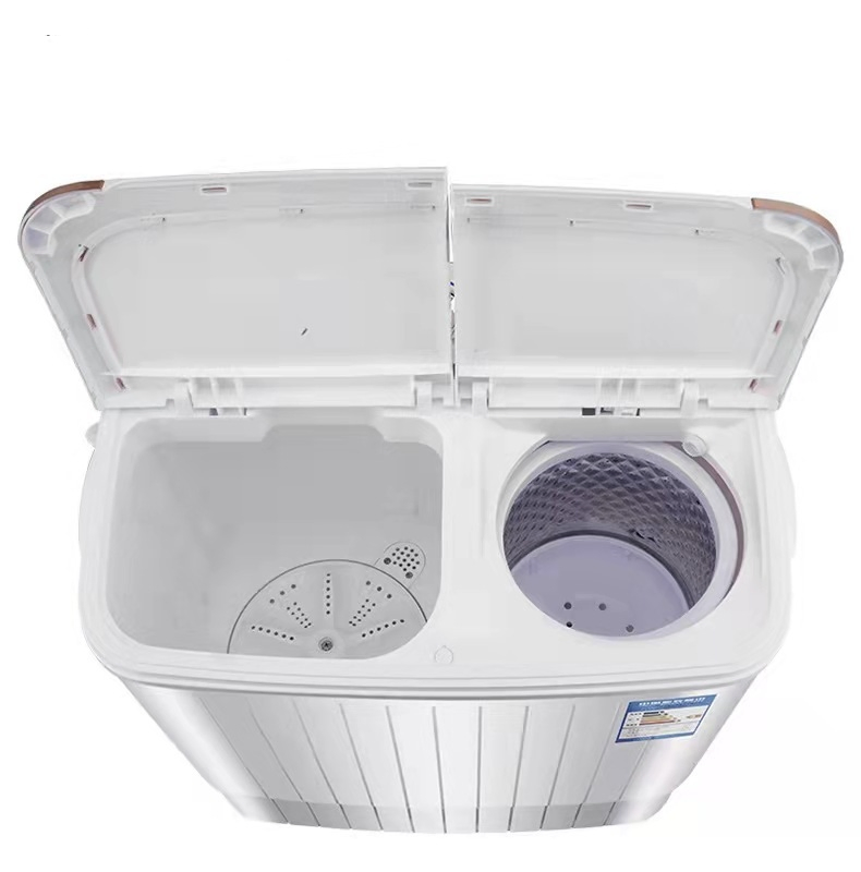 Portable Smart Small Household/Commercial Semi Automatic Double Tub Wash Machine and Dryer