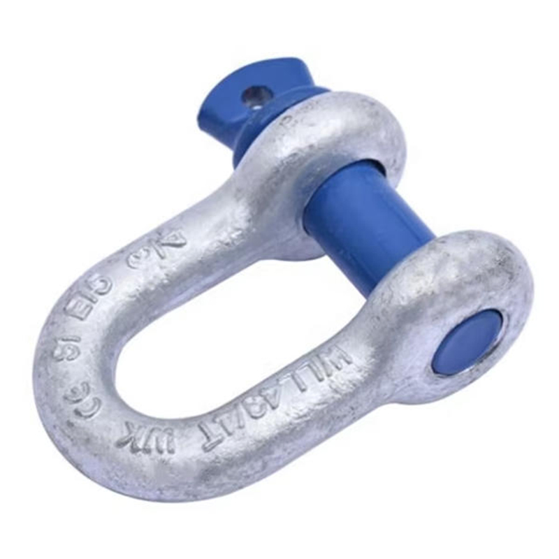Electro-Galvanizing Us Type Drop Forged G210 Screw Pin Chain Shackle D Shackle