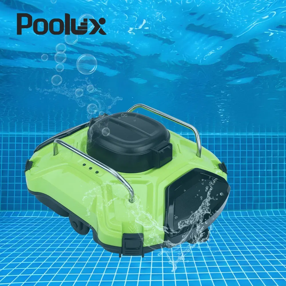 Cordless Pool Cleaner Solar-Powered Pool Robot for Underwater Cleaning