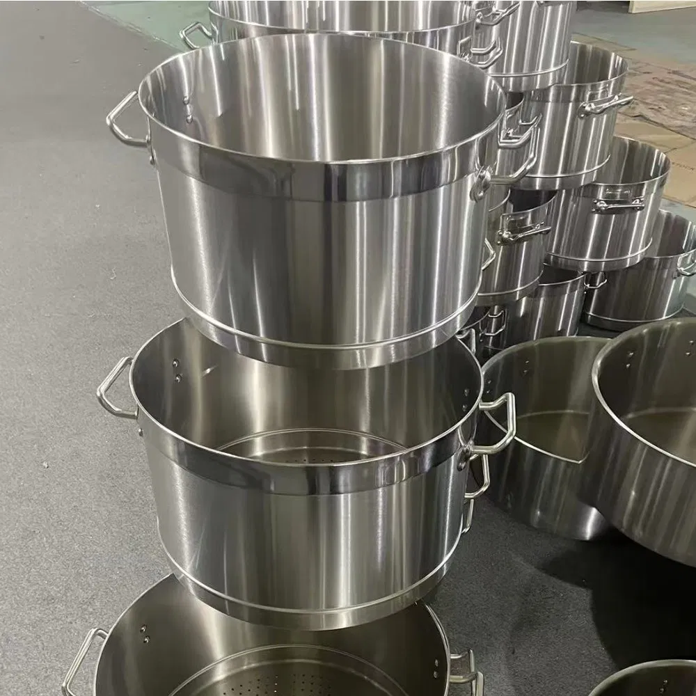 Кастрюля сотейник из нержавеющей стали, 0.8-6.0 л