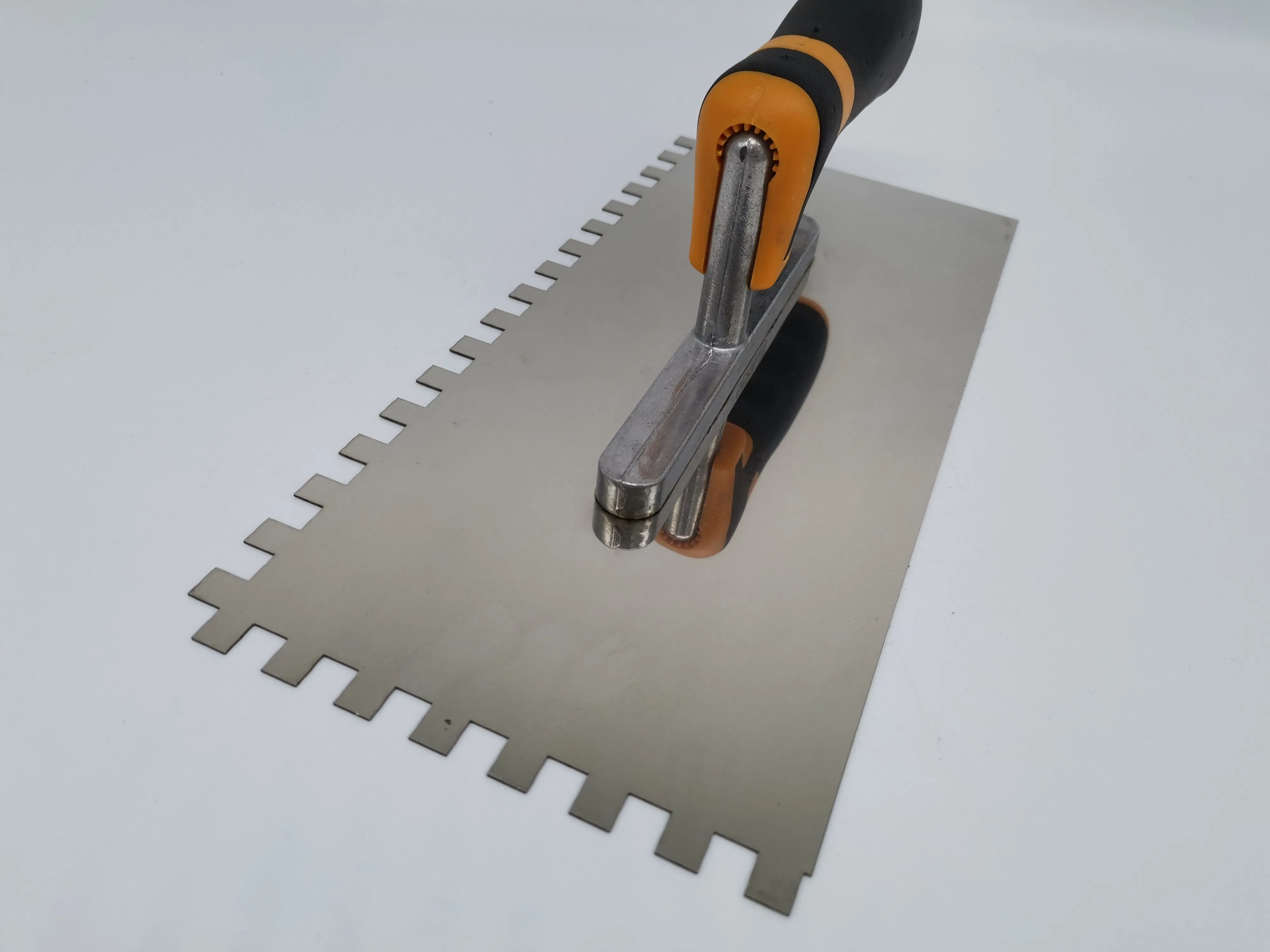 Stainless Steel Plastering Trowel with Comfort TPR Handle Bricklaying Trowel