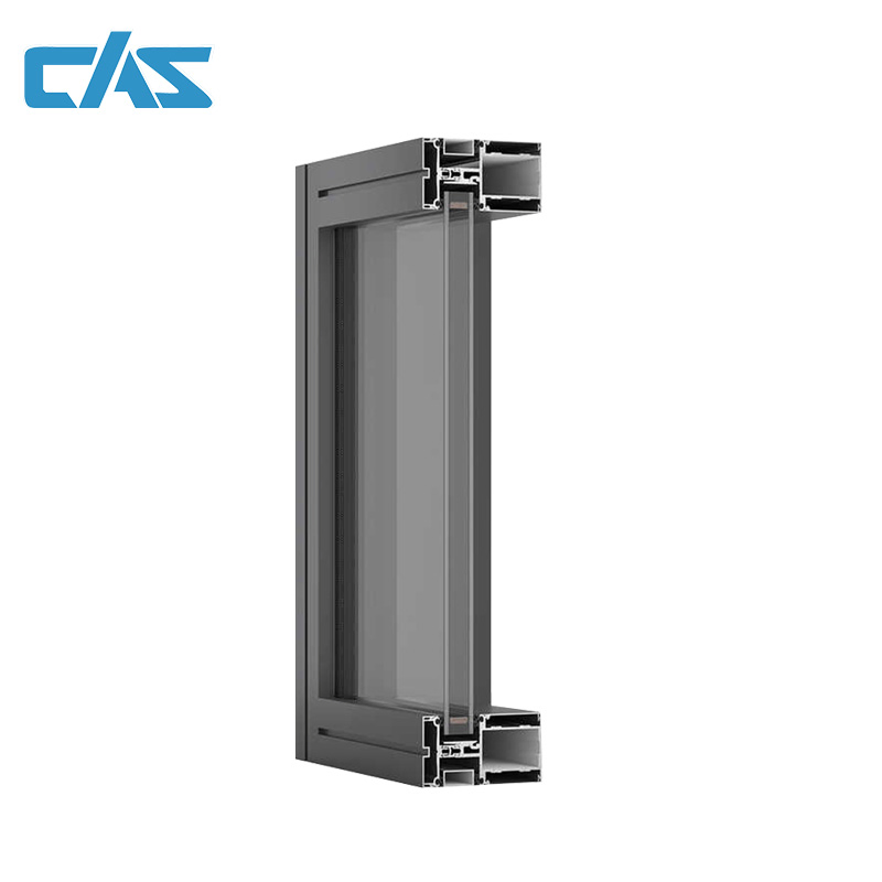 Commerical Durable Aluminum Triple Double Glaze Lowe Glass Facade Unitized Curtain Wall