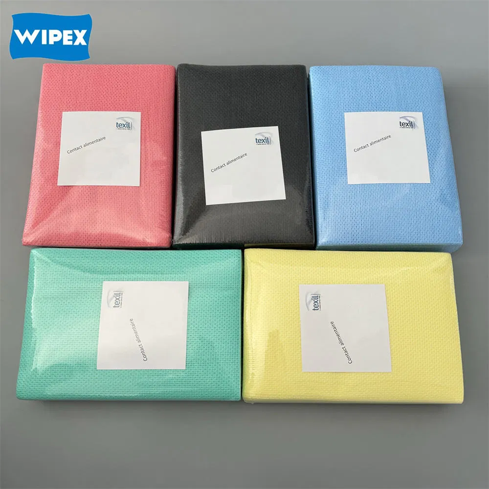 10 Mesh Food Contactable Disposable Wipes Food Industrial Wipes Oil Remove Wipes