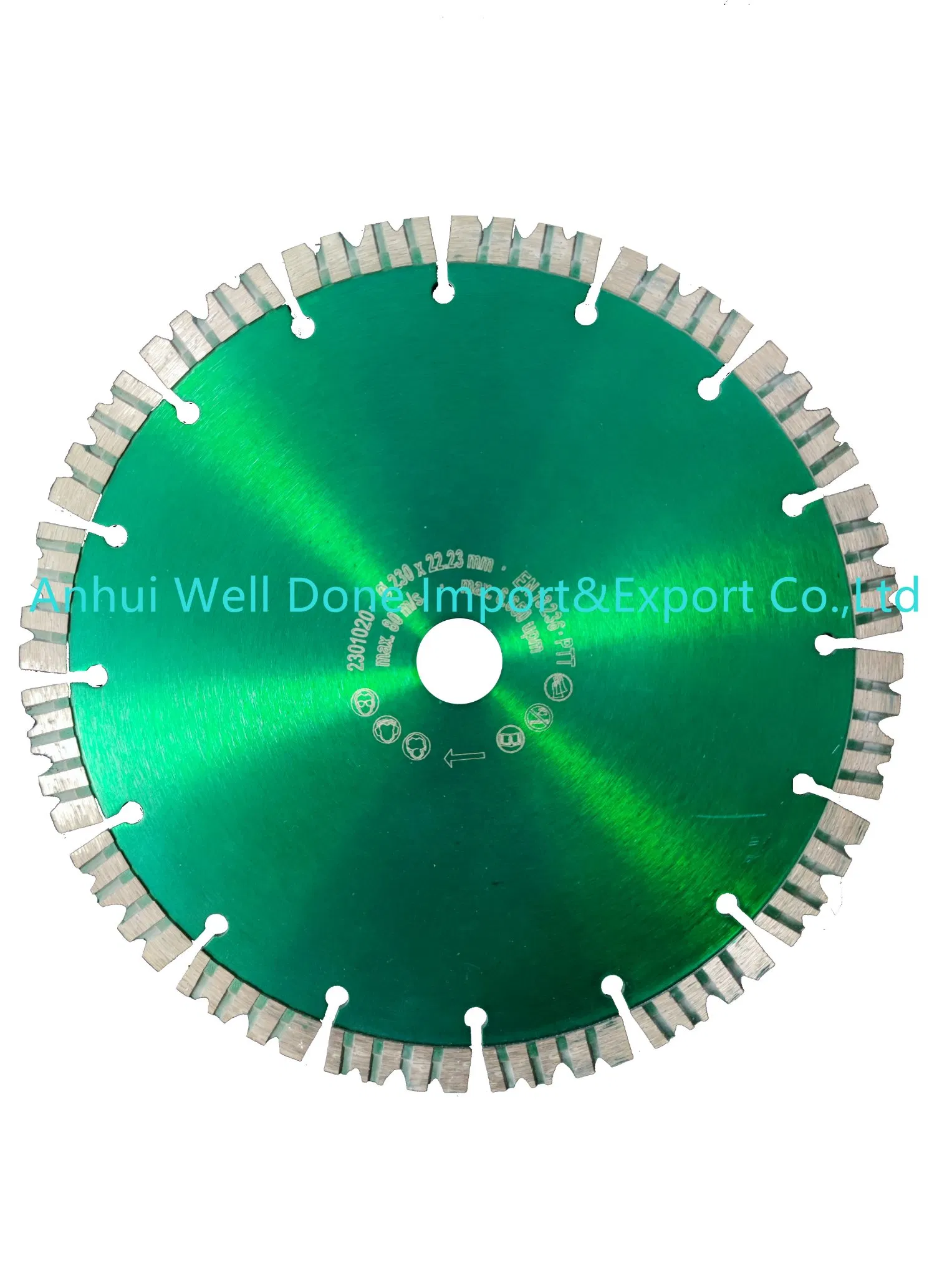 Sintered Segmented Dry Cutting Disc Blade