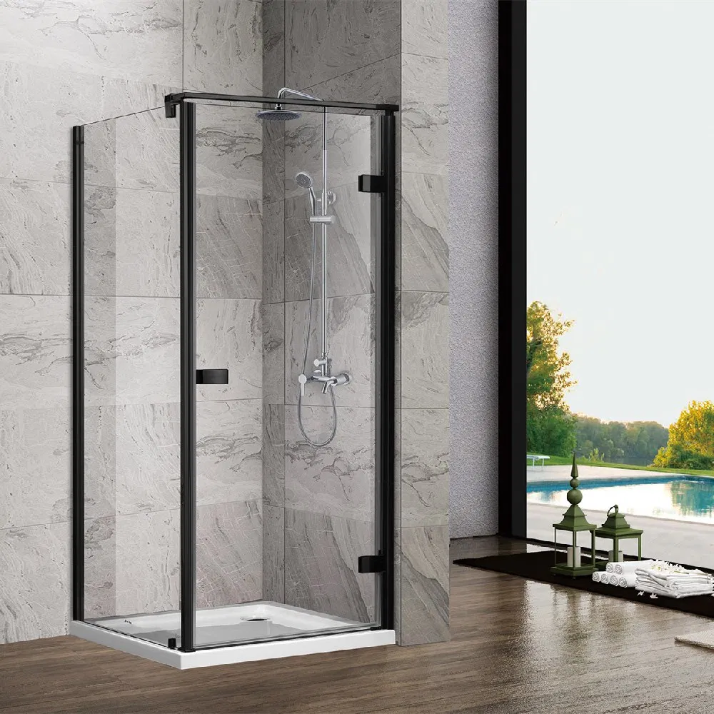 Sleek Frameless 8mm Tempered Glass Shower Door System