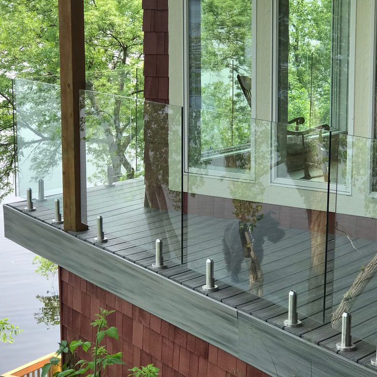 Fencing Safety Frameless Glass Door Closer, Tempered Glass Laminated, Price Floor and Door