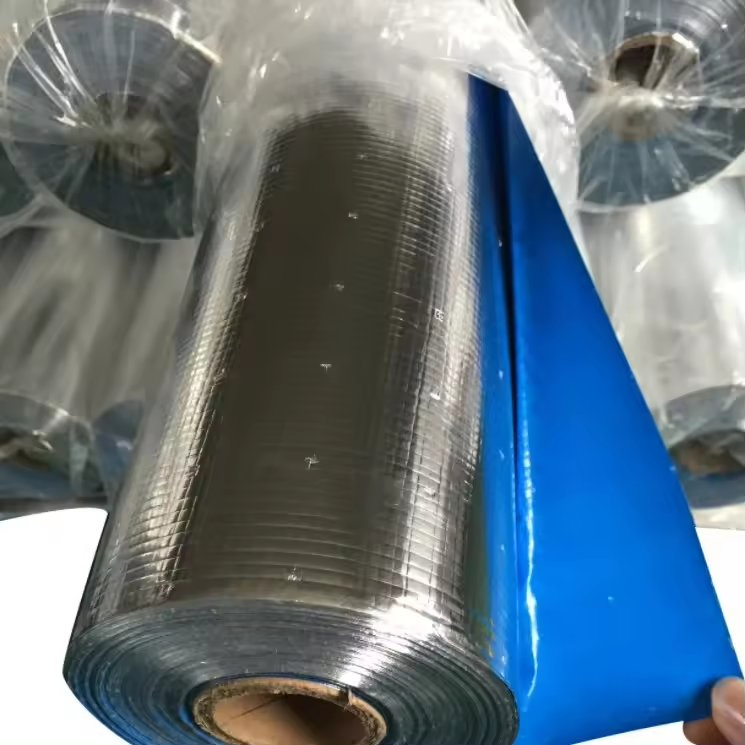 Reflective Radiant Barrier Fireproof Aluminium Foil with Woven Fabric Insulation Roof Sarking