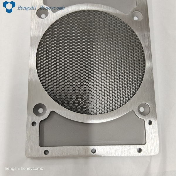 3.2mm High Temp Brazing Double Windows EMI Shielded Steel Honeycomb Ventilation Panels