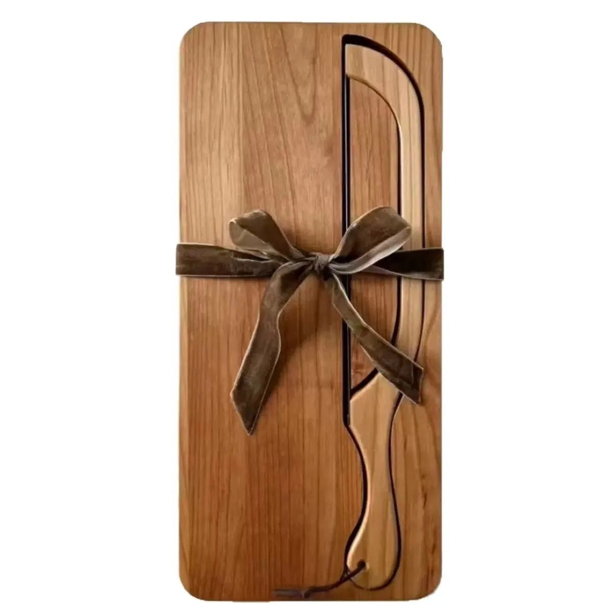 Hot Selling Wooden Bread Bow Knife Cutting Board Stainless Steel Kitchen Perfect Gift