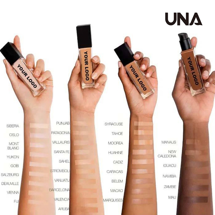 Nar Custom Liquid Foundation Full Coverage Foundation Makeup Manufacturers Waterproof Vegan Long-Lasting Matte Foundation