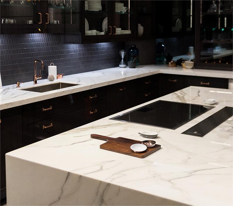 Kitchen Furniture Materials Plan De Travail Surface solid Corians Ceramic for Floors Stone Bathtub Oval with Shelf Snow White Polished Slabs Sink Countertop