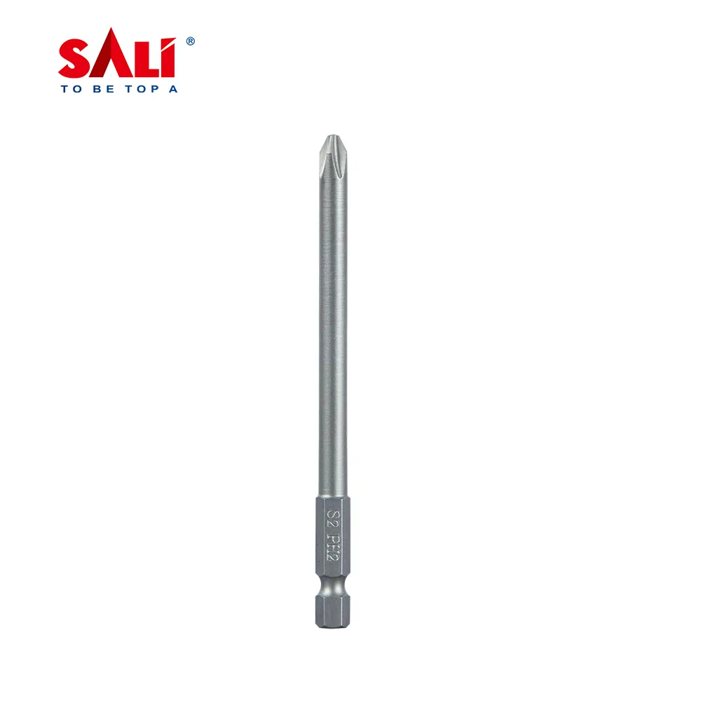 Sali S05116100 pH2 1/4"*100mm 10PCS/Box Single-Head Screwdriver Bits