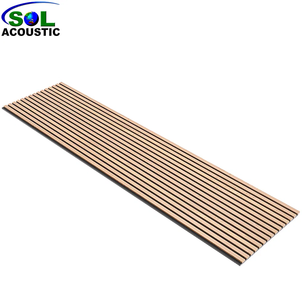 Sol Acoustic Wall Covering Wood Veneer Felt CE Approved Board Panels