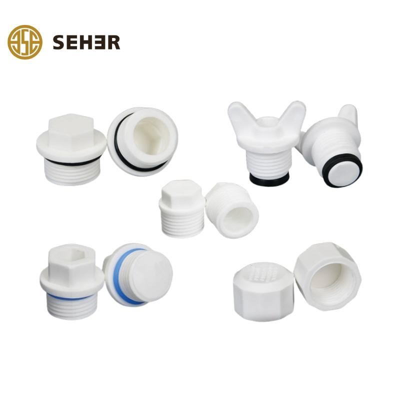 PPR End Cap Pipe Fittings Threaded Blind Cap for Hot and Cold Water Plumbing System