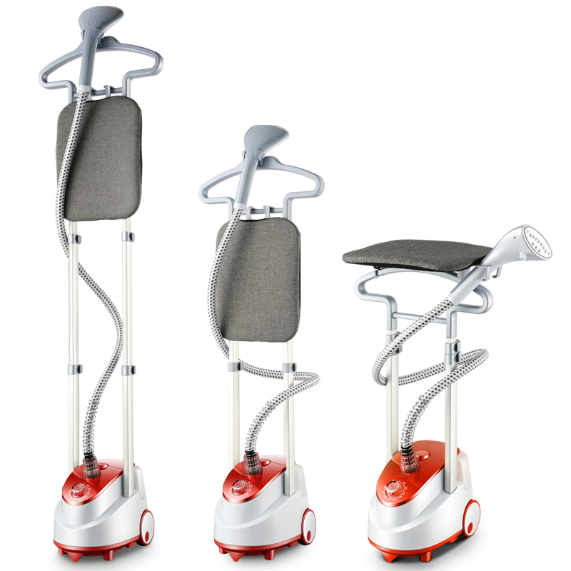 Standing Vertical Garment Steamer and Strong Horizontal Steam Iron with Iron