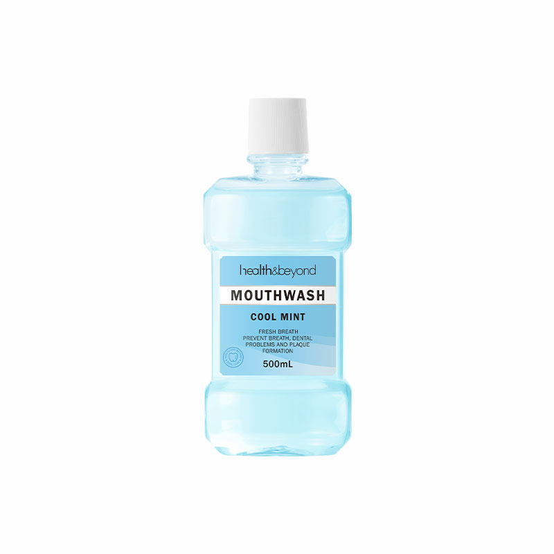 500ml Private Brand Cooling Mint Mouthwash Flavor Teeth Cleaning and Whitening Mouthwash