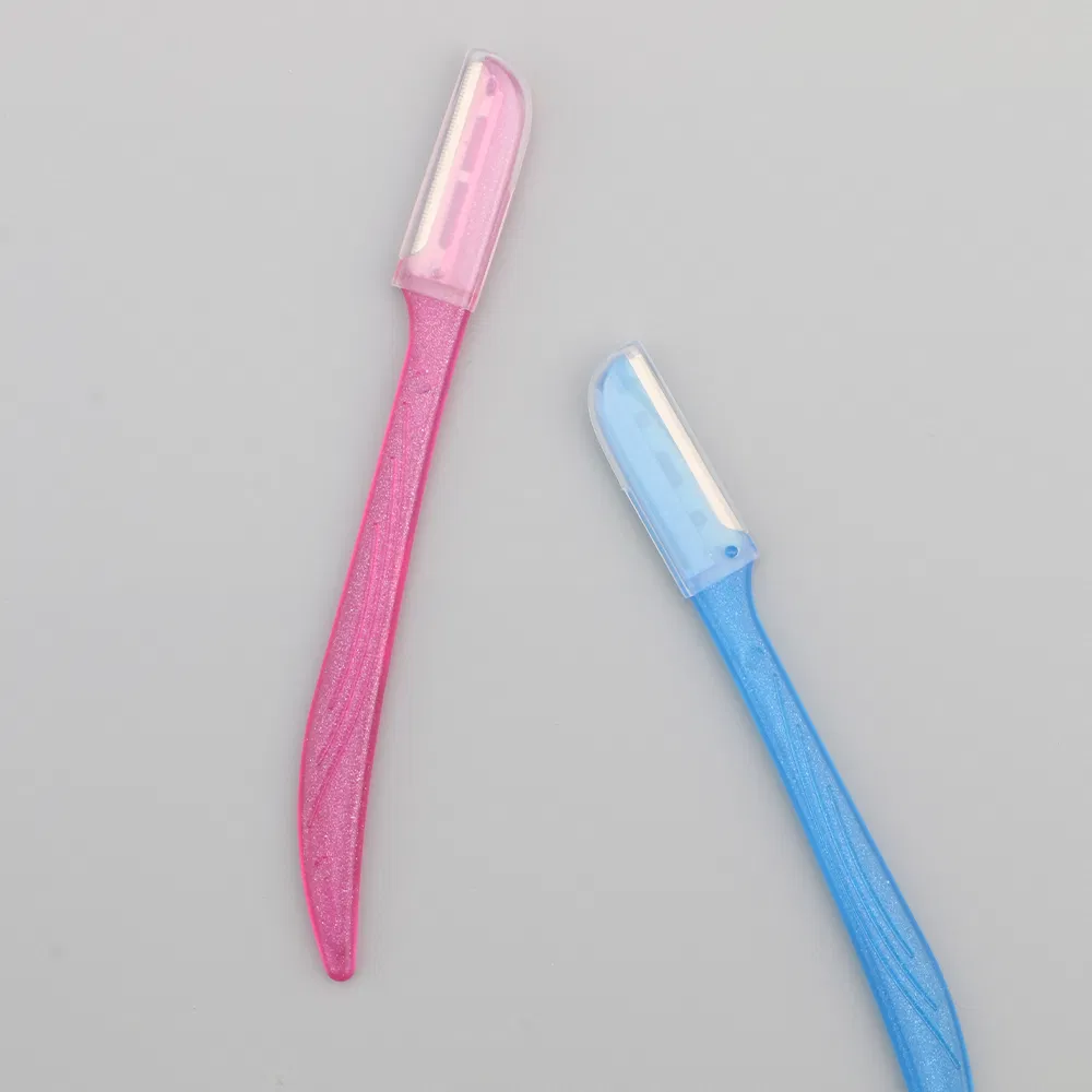 Dermaplaning Face Exfoliating Tool 3 Razors Blister Pack Eyebrow Trimmer