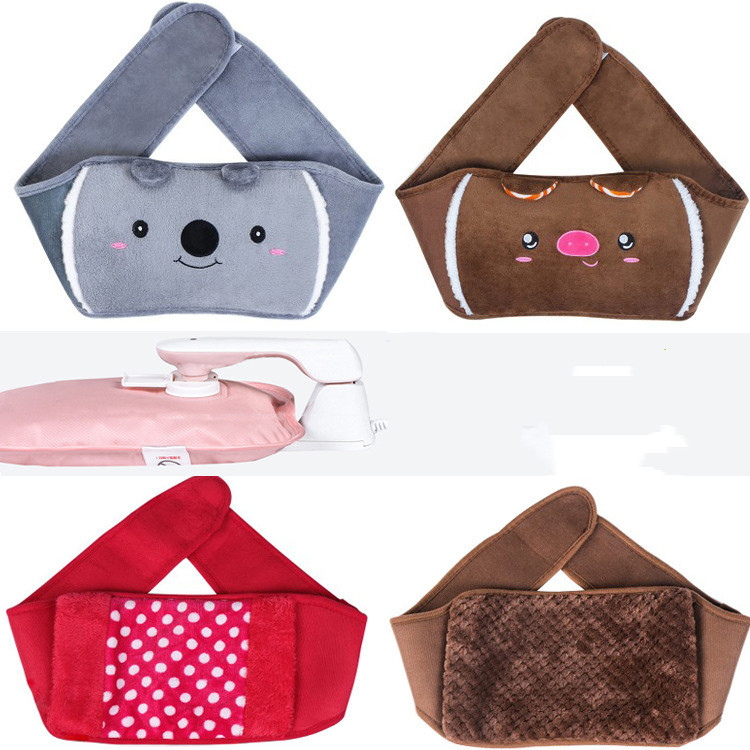 Hot Water Bottle Rubber Warm Water Bag with Waist Cover