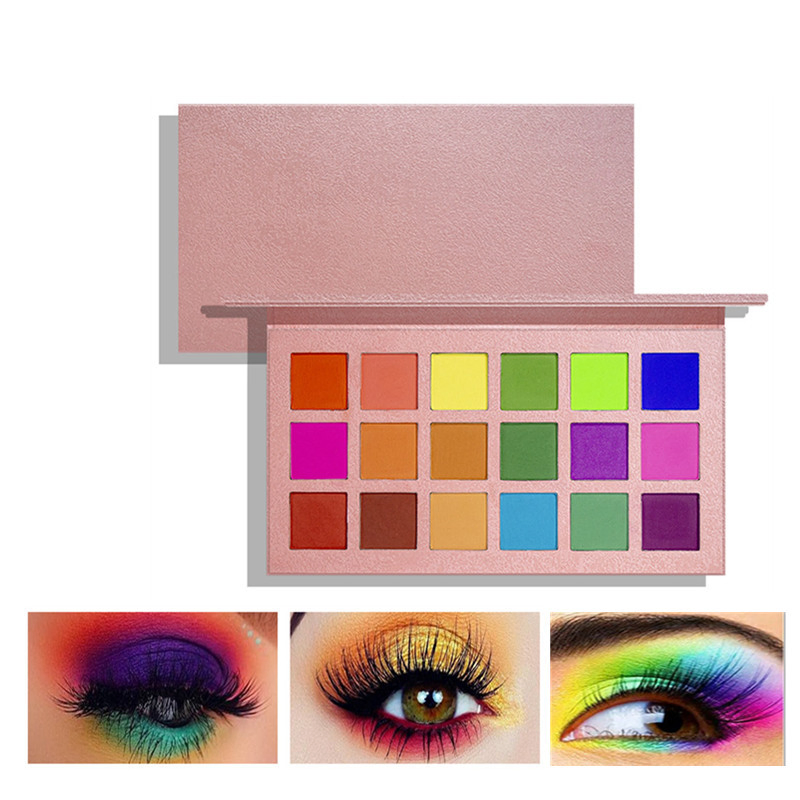 18 Color Earth Color Mashed Potatoes Eyeshadow Matte Pearlescent Eyeshadow