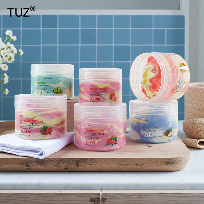 160g 6 Styles Skin Care 3-Color Cleansing Facial Mask