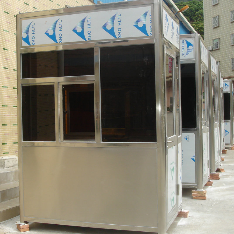 Guard Booth Toll Booth Stainless Steel Prefabricated Portable Guard Room Guard Room Guard House