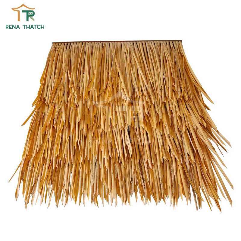 Hotsale Waterproof Palapa Synthetic Tiki Artificial Thatch for Shed Shingles Supplier