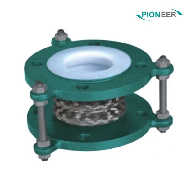 Corrosion Resistant Metal Bellows PTFE Lined Expansion Joint Compensator