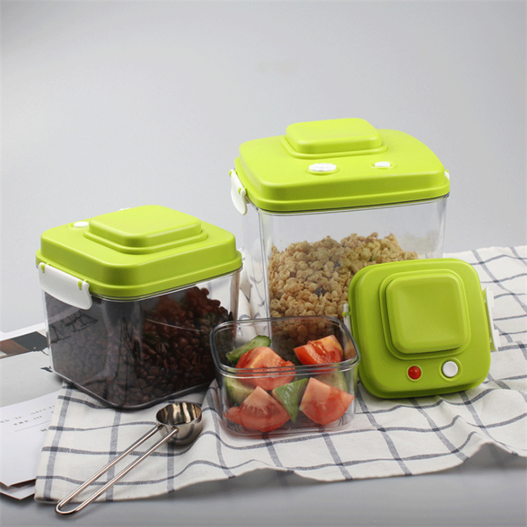 0.5L/ 1.4L /3L Rectangle Airtight Vacuum Sealed Food Storage Containers Set