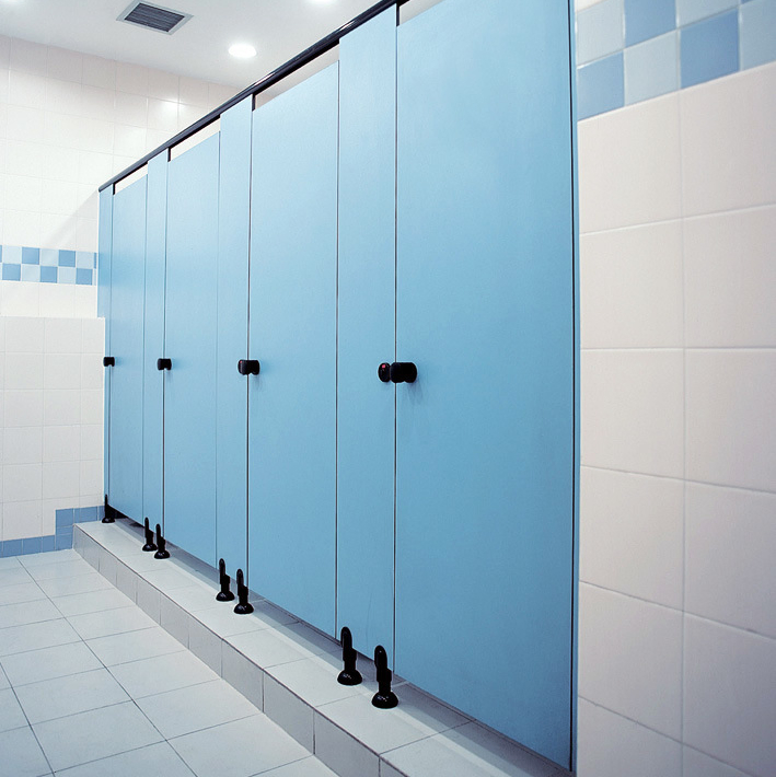 Debo Waterproof HPL Compact Laminate Toilet Partition for Primary School