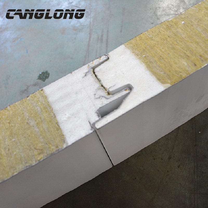 EPS/PU/Rock Wool Sandwich Panel Board Used for Steel House Wall and Roof