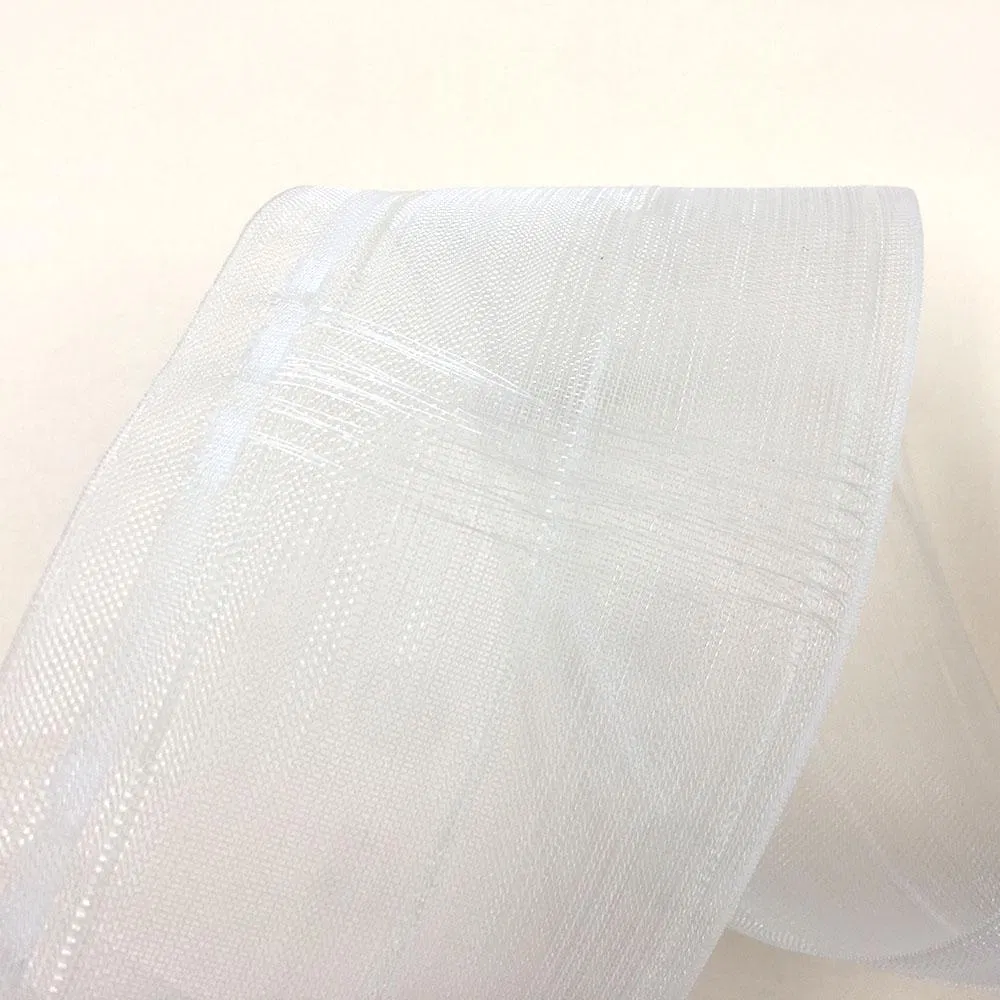 Hot Selling White Polyester Nylon Curtain Tape Transparent Curtain Pleat Tape