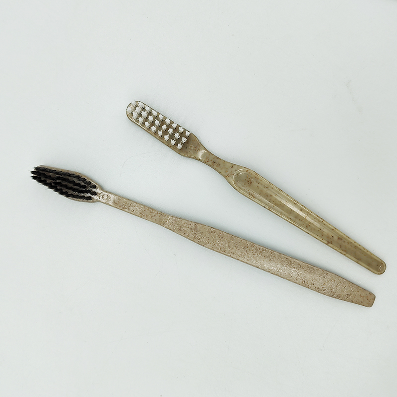 Disposable Wheat Straw Eco-Friendly Hotel Toothbrush