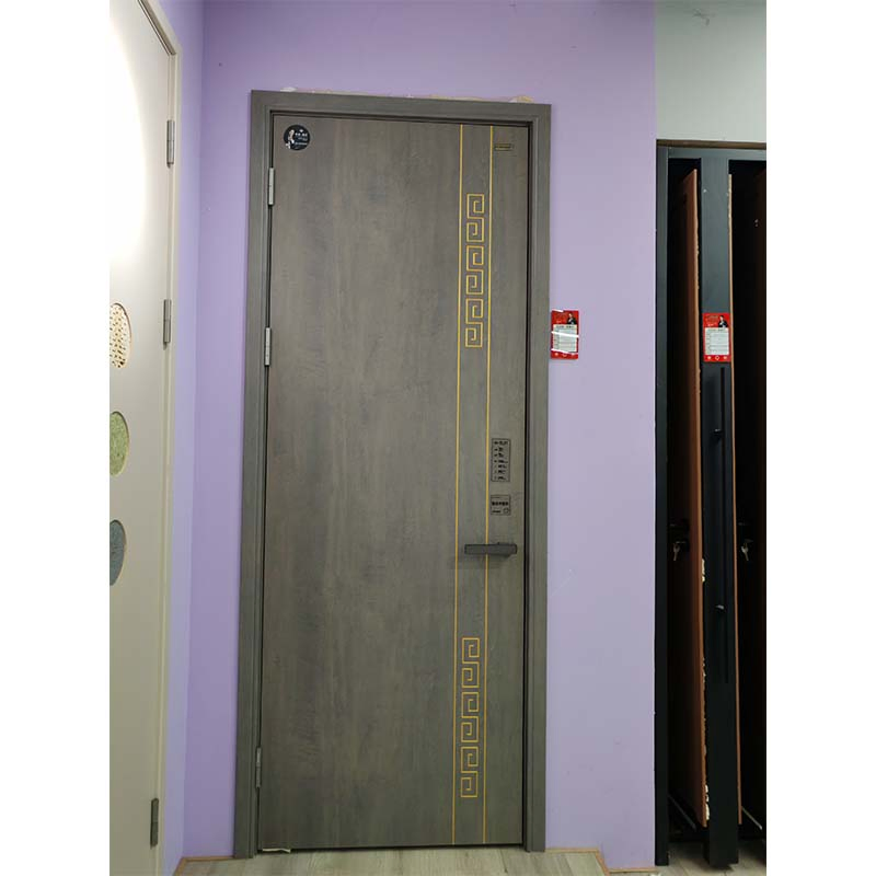 Customized Fire Rated 30 45 90 Min Wood Timber Wood Fire Door with Steel Frame