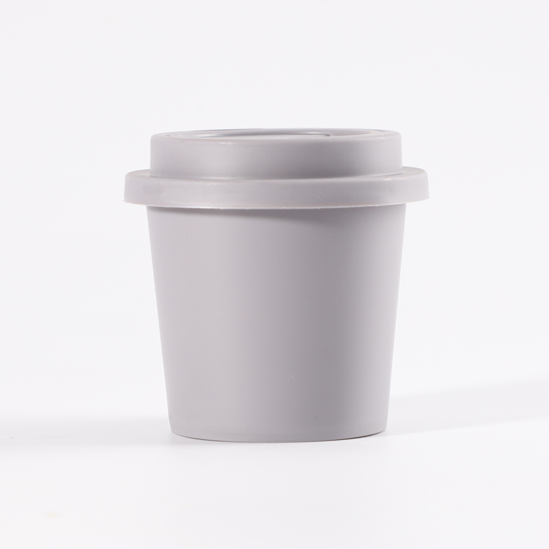Hot Makeup Puff Sponge with Coffee Cup Sponge Stand Storage Case Make up Puff Profession Foundation Concealer Cosmetic Puff