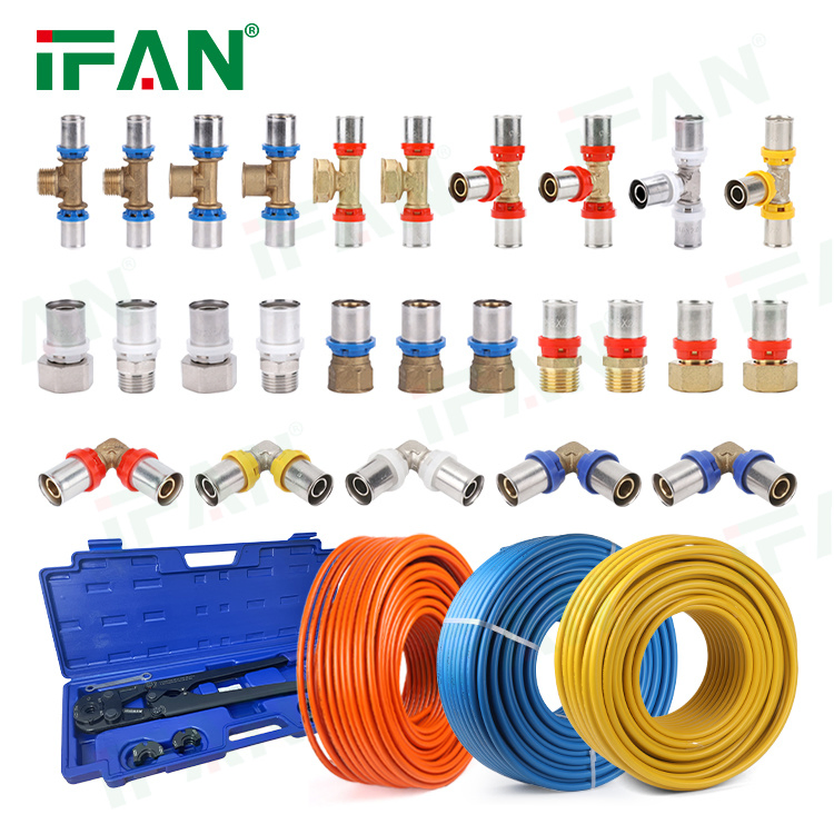 Пресс-фитинги Ifan PEX-AL-PEX для труб 16-63мм