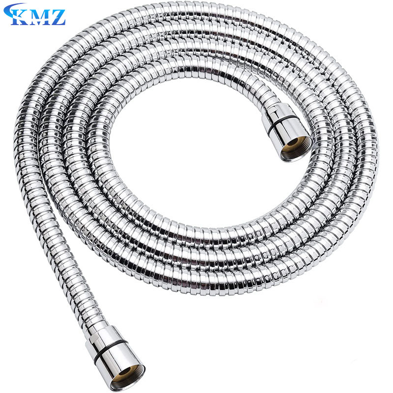 Wholesale Price Hand Shower PVC Plastic Hand Shower Faucet Hose with Shiny Silver Thread Faucet Hose