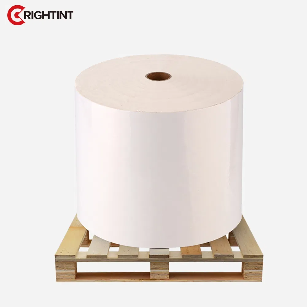 Matte white PP flexo jumbo roll film for European label sticker paper